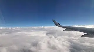 Flying Above the Clouds Between Tulsa and Los Angeles