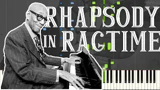 Eubie Blake - Rhapsody In Ragtime 1973 (Ragtime Piano Synthesia)