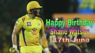 Shane Watson Birthday Special Mashup Status - INDIA Cricket News
