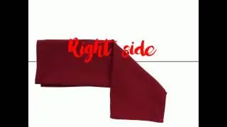 Happy Valentine's day - Heart Shaped Napkin Fold