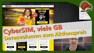 CyberSIM, neuer Anbieter mit viel Datenvolumen und Aktionspreisen