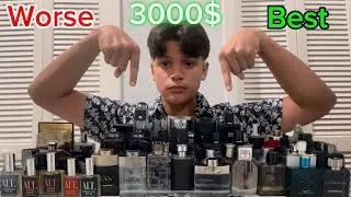 Ranking my 3,000$ fragrance collection part 1 #fragance #cologne #worldfragrance