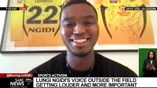 Sports Activism I 24-year-old cricketer Lungi Ngidi