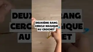 Tutoriel du cercle magique : comment monter les rangs ✨🧶 #crochet #tutoriel  #apprendrelecrochet