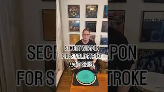 Secret weapon for single stroke hand speed. #handtechnique #drumming #handspeed