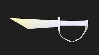 How To Make a Pirate Sword With A4 Paper  | One Piece