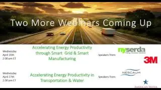Energy 2030 Webinar: Accelerating Energy Productivity through Building Technologies and Finance