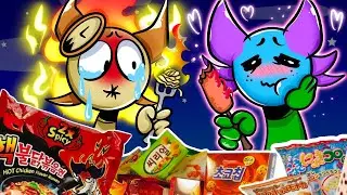 Sprunki Mukbang Challenge &ndash; Сможет ли он всё это съесть!