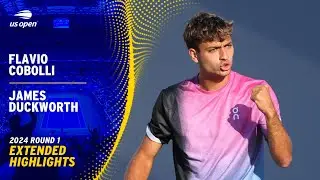 Flavio Cobolli vs. James Duckworth Extended Highlights | 2024 US Open Round 1