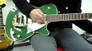 新着動画!! Electromatic by Gretsch G5235TG PRO JET w/Bibsby Cadillac Green 62365
