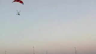 RC single skin paralglider homemade by Sanjay moyal