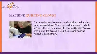 Best Quality Gloves for Machine Quilting - Grabaroo&rsquo;s