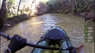 San Francisquito Creek - Rafting 11 miles from 280 to Cooley Landing in SF Bay