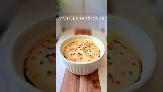 Vanilla Mug Cake! #shorts