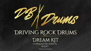 Driving Rock Drums | Dream Kit | 108 BPM