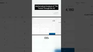 Mathematical Analysis of 'The Tunnel Through the Air'1