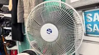 Blue Ice 12&rdquo; Desk Fan At A Charity Shop