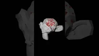 Moving Points on Object Surface with Blender Geometry Nodes