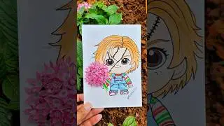 chakaDoLL 😱 #satisfying #artwork #zhenhina #shorts #popular #flowers #makemerich #art