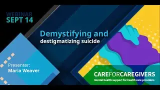 Demystifying and Destigmatizing Suicide | WEBINAR