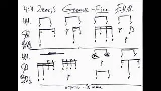 Groove 2 bars  - Fill  2