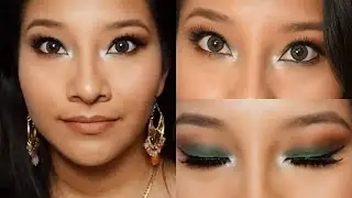 Fall Appropriate Green Make Up Look | Peruvian Bea