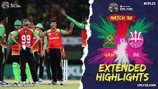 Extended Highlights | Guyana Amazon Warriors vs Barbados Royals | CPL 2023