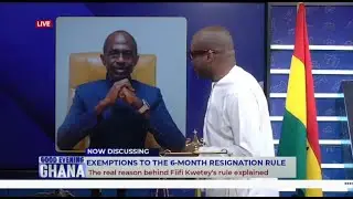 The reason for Fiifi Kwetey's Exemption to the Resignation Rule is Asiedu Nketia - Adom Otchere😮