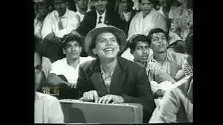 NUTAN AND JOHNNY WALKER   CLIP OF FILM BASANT 1960