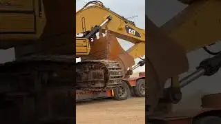 CAT 385C on the Move - The Heavy Giant Has Arrived!
