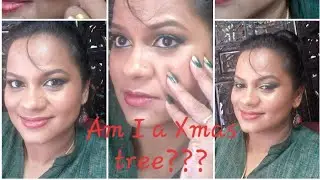 GREEN EYES AND RED LIPS  XMAS SPECIAL MAKEUP LOOK 2019