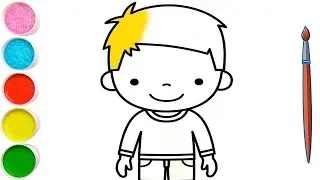 How to Draw  A BOY for Kids! Easy Disney Drawings & Art