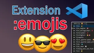How to Write Emoji ✍️🥰😈📆📷 in VSCode | VSCode Emoji Extension