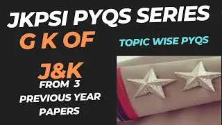 Jkpsi pyqs series/ jammu & kashmir GK / jkpsi exams @civiprep_upsc #jkpsi #jkpolicejob #jk