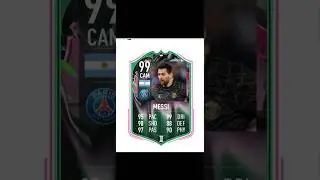 I made a new FIFA23  MESSI shapeshifter card. ENJOY!!!🙃🙃🙃 #fifa23 #messi #football