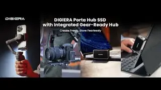 Digiera Porta Hub SSD &mdash; Tiny. Wireless. Pro 4K Workflow.