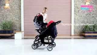 SUNNY BABY 750 ROYAL TRAVEL SİSTEM BEBEK ARABASI / www.dilarabebe.com