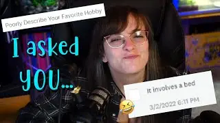 REACTION to YOUR Responses to my Community Poll!! Ya'll are SILLY!! 😂😂😂