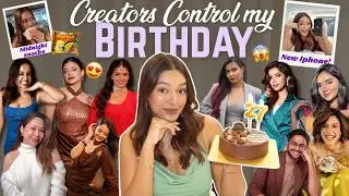 Influencers *CONTROL* MY BIRTHDAY! Buying a NEW PHONE, Crazy food & more | Sarah Sarosh
