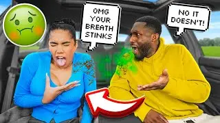 Telling My Fiance His Breath Stinks Every Time He Talks To Me PRANK! *HE’S EMBARRASSED*
