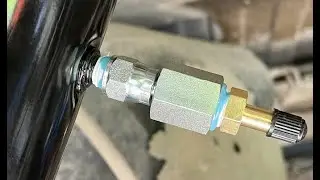 Solution to leaking Monroe air shock fittings