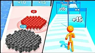 count master Vs tall man run mobile Android gameplay walkthrough all levels