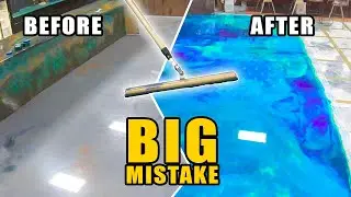 Unbelievable Epoxy Marble Flooring Mistake? How To Epoxy Floor Marble Design!