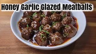 Honey Garlic Meatballs | Potluck Recipes | Meatballs recipe