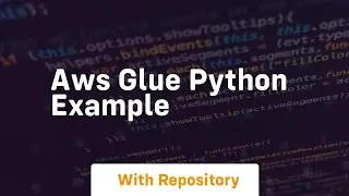 aws glue python example
