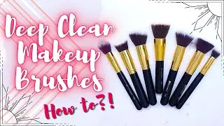 🇪🇬 DIY :Deep Clean Makeup Brushes - Sigma Mat /Gloves Dupes اعمليها بنفسك : تنظيف عميق لفرش الميك اب
