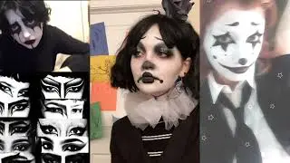 excentric makeup royalty 🖤🫶🏻🃏
