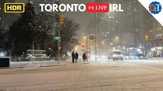 Toronto LIVE IRL: FIRST SNOW DAY ❄️