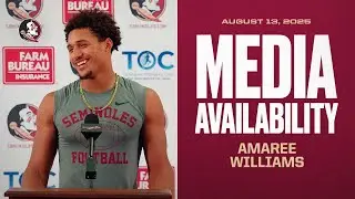 FSU Football | TE/DL Amaree Williams Post-Practice Media Availability