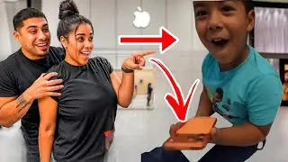 Семья Тренч сделала сыну сюрприз, подарив ему iPhone 17... Его реакция была бесценной! 😱❤️